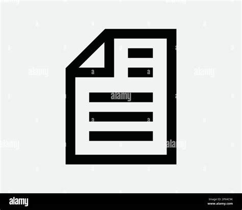 Document Icon. Text File Paper Sheet Page Note Contract Message Form Folder Notepad Sign Symbol ...