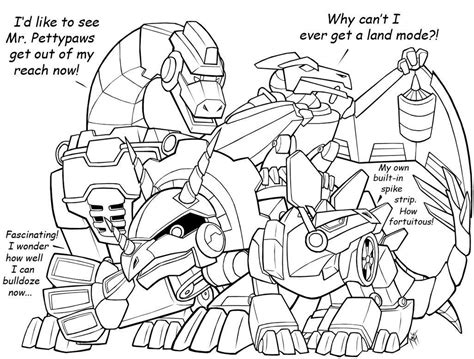 Dinobots Coloring Pages Free Printable