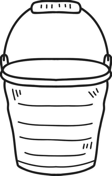 Hand Drawn water bucket illustration 11884451 Vector Art at Vecteezy