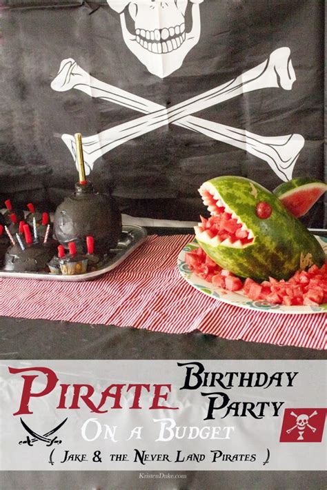 Pirate Birthday Party On a Budget {Jake & the Never Land Pirates}