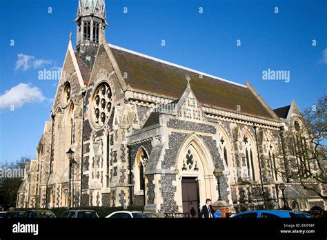 Harrow School Chapel, Harrow on the Hill, London, England Stock Photo ...