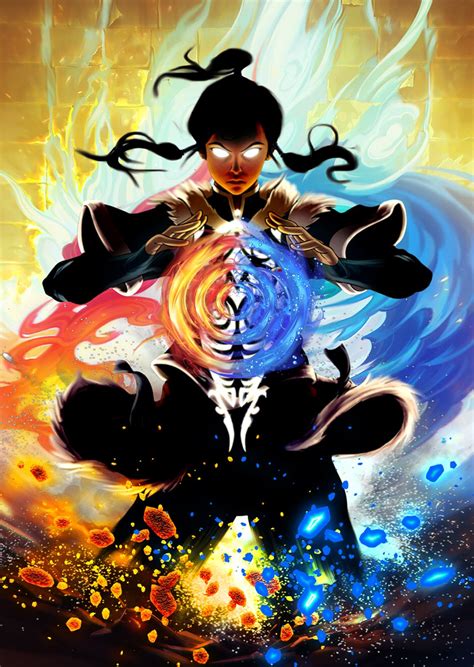 The Legend of Korra Poster | Avatar State | Avatar aang, Legend of korra, Avatar legend of aang