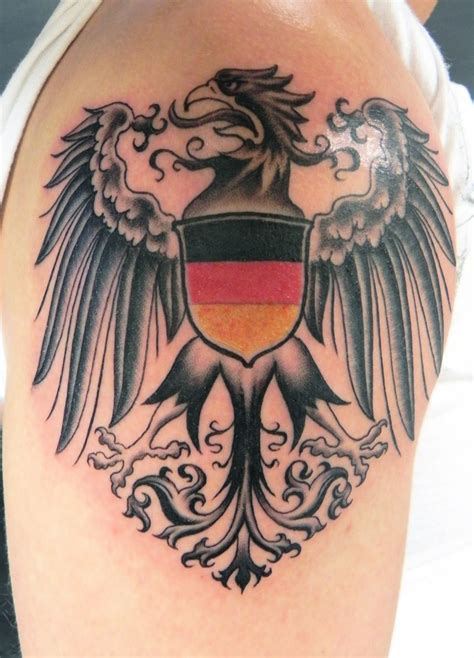 I may only be 1/5th German, but I am proud of it, and will have this tattoo Eagle Tattoos, New ...