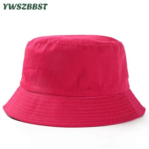 Children Sun Hats Solid Color Summer Beach Boys Bucket Hat Kids Sun Hat ...