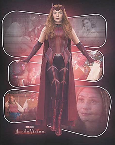 WandaVision: Elizabeth Olsen's Full Scarlet Witch Costume Shown Off In ...