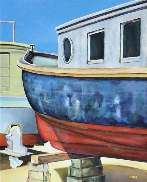 Boat Hull Painting by Robert Henne