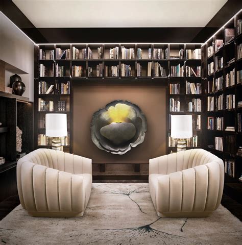 Contemporary Home Library Design