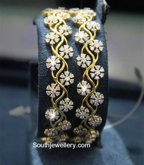 Diamond Bangles latest jewelry designs - Jewellery Designs