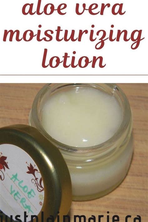 Pin by Leslie Parris on DIY | Aloe vera moisturizer, Aloe vera lotion, Diy face moisturizer