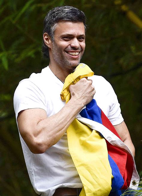 Opposition Leader Leopoldo López Calls Out Venezuelan Government | PEOPLE.com