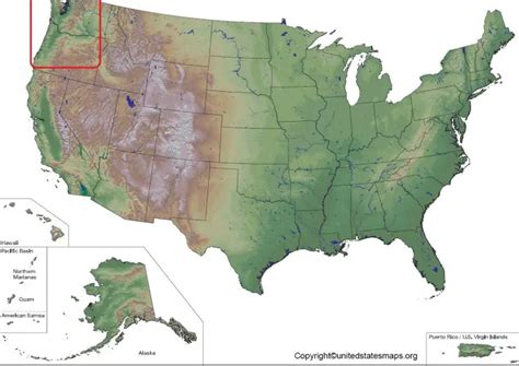 US Map Rocky Mountains | United States Rocky Mountains Map