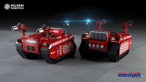 Firefighting robot could soon assist firefighters in dangerous environments