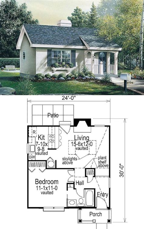 27 Adorable Free Tiny House Floor Plans | Cottage house plans, Small house floor plans, Small house