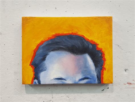 Portrait of Elon Musk's Hairline, Oil on Canvas, 6"x 8" : r/elonmusk