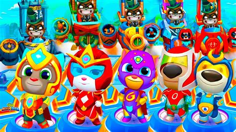 Talking Tom Hero Dash - Discover all the heroes - Full walkthrough ...