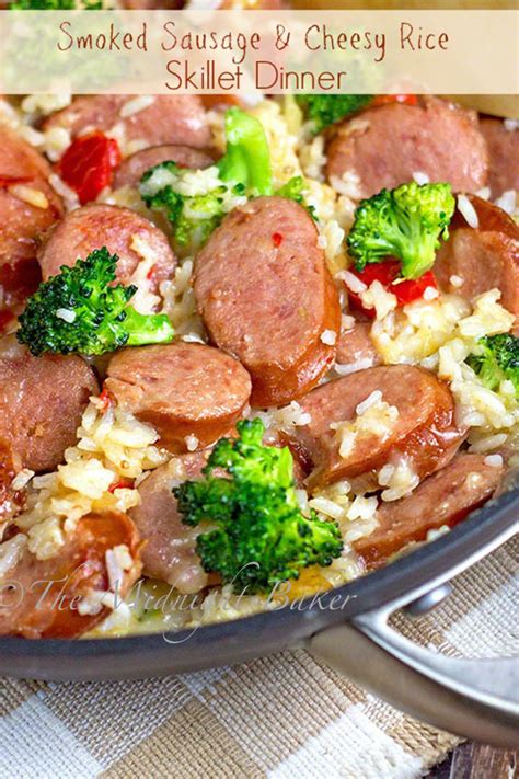 polish sausage rice casserole