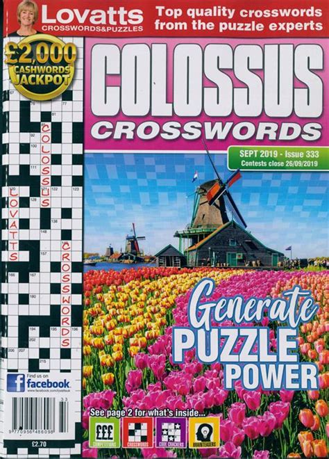 Lovatts Colossus Crossword Magazine Subscription | Buy at Newsstand.co.uk | Large Print Puzzle