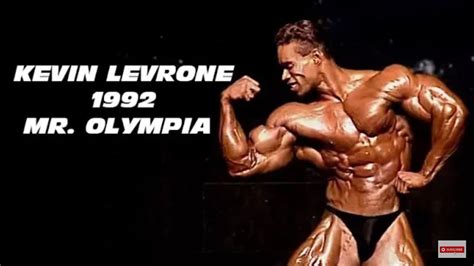 1992 *Kevin Levrone* | Posing At His First Mr. Olympia Contest!! - YouTube