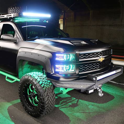 Oracle Lighting® - Chevy Silverado with Factory Projector Headlights ...