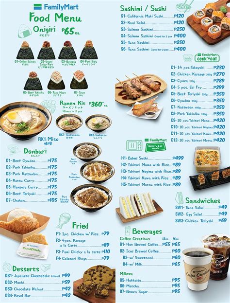 Family Mart Menu Philippines - Rambut Hitam