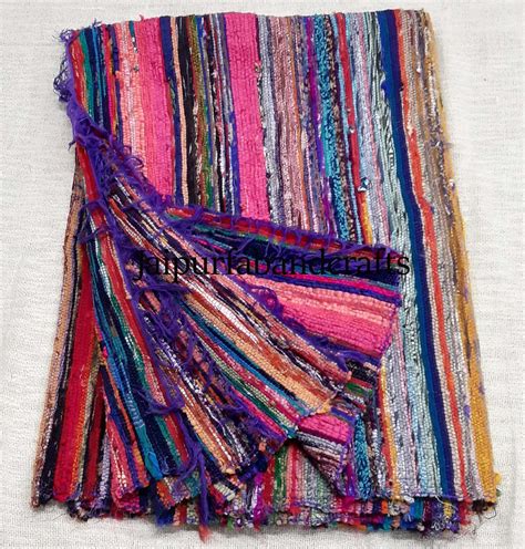 Multi Chindi Rug Floor Mat Rug Reversible Mat Rug Indian - Etsy