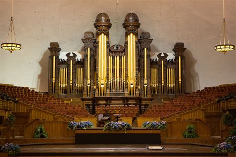 Church Organ Pipes At The Mormon Tabernacle Stock Photos - Image: 38001233