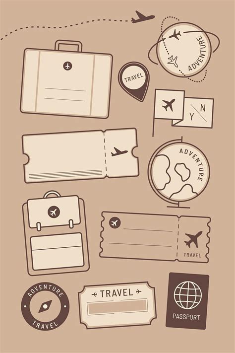 Travel items frame with design space | Royalty free stock vector - 1229291