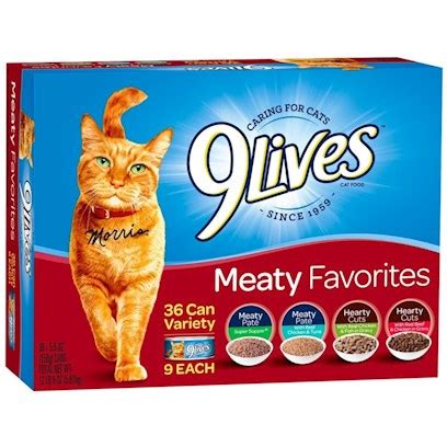 Buy 9 Lives Cat Food 4 Flavor Variety Pack Online | PetCareRx