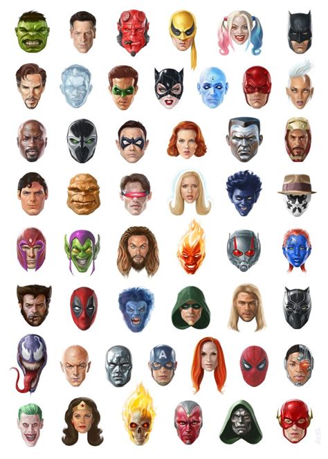 300 Heroes Faces 1 | Poster By Alberto_sting