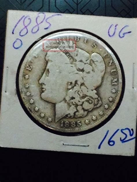 1885 O Morgan Dollar Silver $1