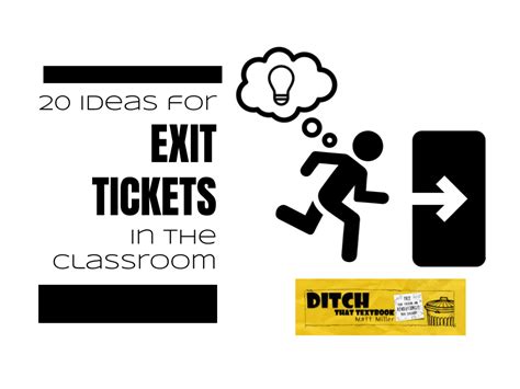 Exit Ticket Ideas with Examples for High School Students