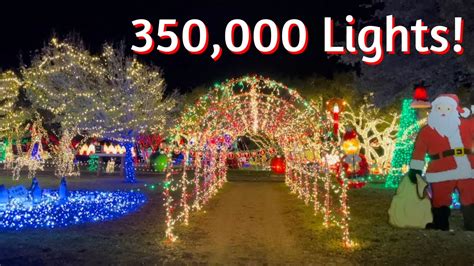 Large Christmas Light Display Walk Thru 2023 - YouTube