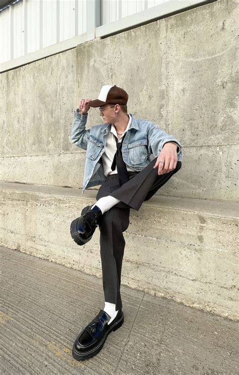 Loafers Men Outfit Casual Street Styles, Penny Loafers Men Outfit ...