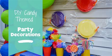 Simple DIY Candy Themed Party Decorations - Vacation Pointers