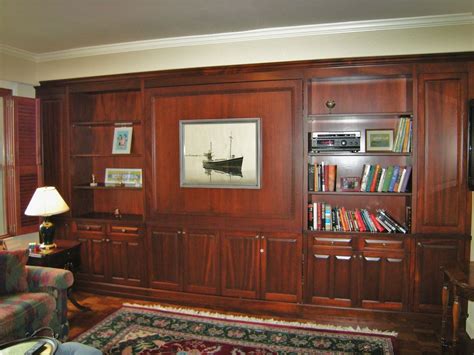 Custom Made Built-In Murphy Bed And Shelving | Built in couch, Murphy bed desk, Murphy bed plans