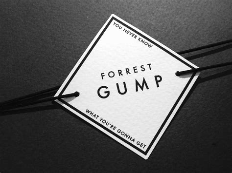 Forrest Gump Chocolate Box on Behance