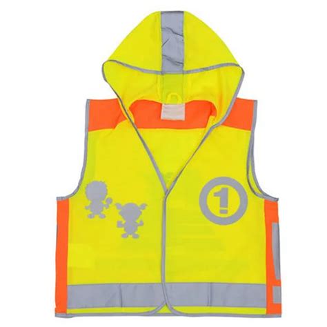 SFvest EN471 High visibility children safety vest kids reflective vest yellow vest free shipping ...