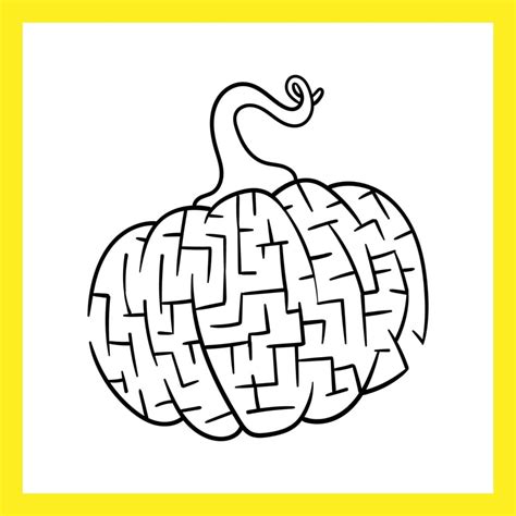 Printable Pumpkin Maze - Printable Mazes Free