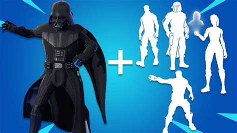 Darth Vader Doing All Star Wars Emotes! Fortnite Battle Royale - YouTube