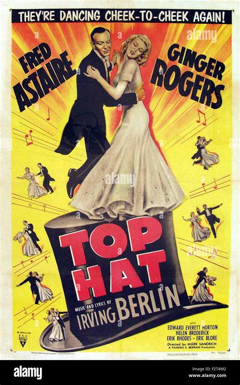 Top Hat - Movie Poster Stock Photo - Alamy