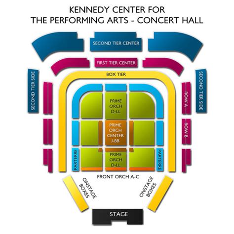 Kennedy Center Concert Hall Seating Chart | Vivid Seats