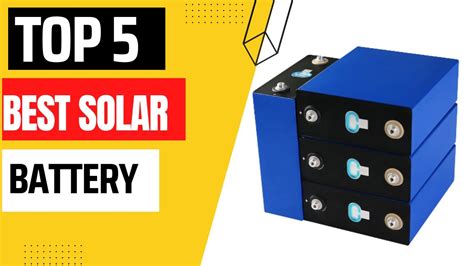 Best solar battery Reviews 2023 - YouTube