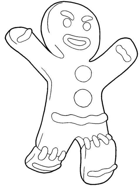 How to Draw Gingerbread Man from Shrek with Easy Steps Drawing Lesson ...