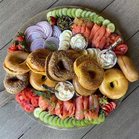 Bagel Board - perfect for brunch! in 2021 | Healthy breakfast, Real food recipes, Brunch