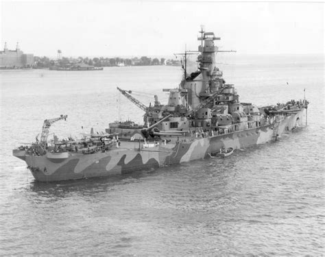 Battleship Photo Index BB-58 USS INDIANA