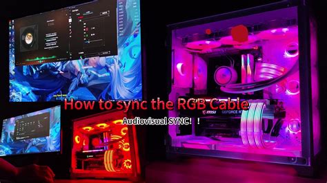 Pc Rgb Cable Argb Extension Sleeved Cable Custom Power Supply Braided ...