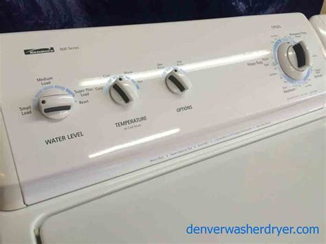 Large Images for Kenmore 600 Series Washer/Dryer, Super Capacity Plus, Direct Drive - #1863