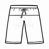 Shorts Coloring Page Pages sketch template
