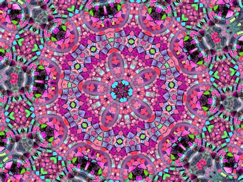 Stained Glass Kaleidoscope Free Stock Photo - Public Domain Pictures