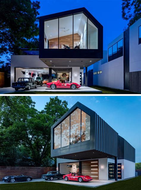 This New House In Texas Was Designed To Include A Collector Car Showroom